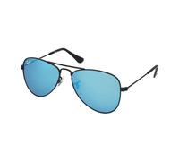 Ray - Ban Kid Ray - Ban RJ9506S JUNIOR AVIATOR 201/55 Sunglasses Metal Black Blue Pilot Normal Flash