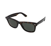Ray-Ban Sunglasses Wayfarer 2140 Tortoise Green G-15 Polarized Medium 50mm
