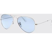 Sunglasses RAY-BAN Woman color Gnawed Blue - Size: 58 - female