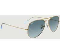 Sunglasses RAY-BAN Woman color Sky Blue - Size: 58 - female