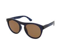 Serengeti - Kingman Shiny Tortoise Dark Blue Saturn Polarized Drivers - Sunglasses