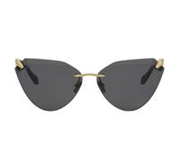 Sunglasses Serpenti Gold Frame Dark Grey Lenses - female - Bvlgari - Sunglasses - Yellow - ONE SIZE - Accessories ONE SIZE