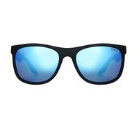 Sinner Rockford Sunglasses Black Smoke Icy Blue Oil/CAT3
