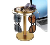 Sunglasses Stand - Sunglasses Storage | Glasses Rotating Stand | Eye Glass Display Stand 360 Degree Rotation Tray | Juwely Storage Organiser | Removable Home Decoration for Watches, Ar