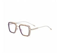 Sunglasses Suitable For Both Men And Women, With Metal Temple Design, Double Bridge Outdoor Punk Uv400(C10)