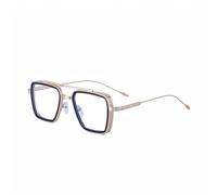 Sunglasses Suitable For Both Men And Women, With Metal Temple Design, Double Bridge Outdoor Punk Uv400(C8)