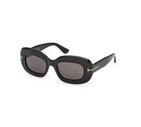 TOM FORD FT1345 ISLAY-02 01A Woman Sunglasses Acetate Black Smoke Squared Normal