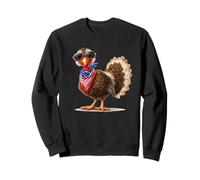 Sunglasses Turkey with Bold Shades for Cool Turkeys Sweatshirt