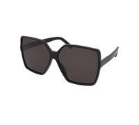 Saint Laurent Square Womens Black Grey Sunglasses - One Size