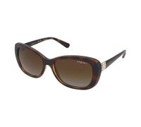 VOGUE EYEWEAR VO2943SB W656T5 Woman Sunglasses Injected Brown Brown Butterfly Polarized Shaded