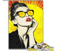 Sunglasses Woman 1000 Piece Jigsaw Puzzles for Adults & Teens, for Age 14+ Home Art Decor Family Games Christmas Birthday Gifts (50x75cm)