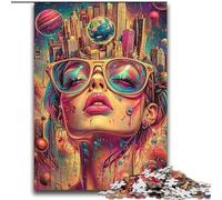 Sunglasses Woman Jigsaw Puzzles for Adults 2000 Jigsaws, Suitable for Ages 14 And Up Family Fun It Is Ideal As A Gift for The Whole Family (70x100cm)