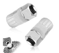 SUNGLITTER 2Pcs for Shimano Cassette Removal Tool, Carbon Steel Lockring Tool for Mountain Bike, Compatible with Shimano Sunrace Sram Dnp 6 7 8 9 10 11 Speed Freewheel & Bottom Bracket Repair