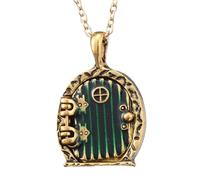 sunglnl Vintage Necklace For Men, Folding Locket Pendant Monocle Necklace Commemorative Significance Metallic Style Jewelry Gift, 50cm/20.47inch, Alloy Steel, No Gemstone