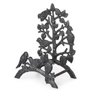 Sungmor Heavy Duty Cast Iron Garden Hose Holder - Wall Mounted Water Hanger - Retro Style Decorative Rack Reel - 50FT 75FT 100FT Bulter Storage - Indoor Outdoor Metal Stand