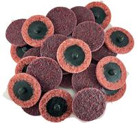 Sungold Abrasives 74903 Medium Non Woven Surface Conditioning R-Type Quick Change Disc, 2-Inch, Maroon (25/Box)
