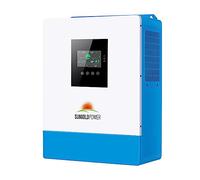 SUNGOLDPOWER 5000W 48 Volt Hybrid Solar Inverter Pure Sine Wave, 120Vac AC Input,120Vac AC Output, 80A MPPT Solar Charger and 40A AC Battery Charger for Off Grid Solar System