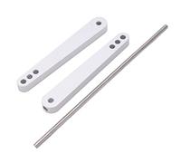SUNGOOYUE 1/10 RC Car Tilt-proof Bar Part, Aluminum Alloy RC Strengthen Balancing Tilt-Proof Bar DIY Part for Axial Wraith RR10 RC Car Accessory(Silver)