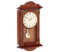 SUNGOOYUE 1:12 Dollys House Exquisite Holzwandwache For Housing Decorations, Elegant Mini Furniture Dovement For Girls, Clock with Safe and Resistant Dolls For 1:12 Doll House on a Scale