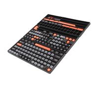 SUNGOOYUE 154 Key PBT Keycaps, XDA Height Five Sided Thermal Sublimation Mechanical Keyboard Keycaps with Keycap Puller, for 61 87 98 104 108 Keys