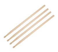 SUNGOOYUE 2 Pairs Maple Wood Drumsticks, 5A 5B Size Classical Designed American Maple Wood, with Good Equilibrium Sense and Hand Feeling, for Jazz Rock Punk Metal Mix Music Practice (5A drum sticks)