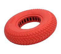 SUNGOOYUE 200x50 Scooter Inner Tube, Solid Rubber Explosionproof Hollow Out Damping Electric Scooter Band Tubeless Solid Non Flat Tire (Red)