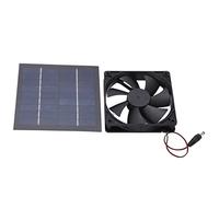 SUNGOOYUE 20W Solar Exhaust Fan, Monocrystalline Panel, IP65 Motor | greenhouse ventilation, automatic sun-powered operation, 20% cell efficiency, impact-resistant casing, for sheds and pet