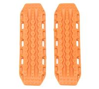 SUNGOOYUE 2pcs Simulation Escape Boards, Plastic Sand Ladder Non Slip Plates for 1/18 1/24 Scale RC Car, with Excellent Toughness and Wear (Orange)