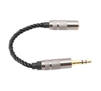 SUNGOOYUE 3.5mm to 2.5mm Headphone Jack Adapter, Silver Plated Oxygen Free Copper Stereo Converter with 24K Gold Plated Plug for HiFi Sound Quality, Clear Transmission