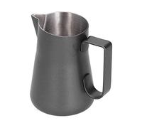 SUNGOOYUE 304 Steel Latte Art Pitcher, 20oz Long Spout (600ML Black)
