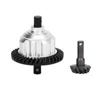 SUNGOOYUE 37T 13T Rear Differential Gear Diff Gear 37T 13T Rear Diff Kit Replacement for TRAXXAS 1/10 MAXX SLASH RC Car with High Hardness Cr Metal Easy DIY Installation (Silver)
