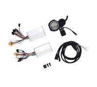 SUNGOOYUE 48V 25A 1200W Electric Bike Speed Controller Motor Controller Dual Drive Controller Kit with Display Meter for Electric Bikes Scooters