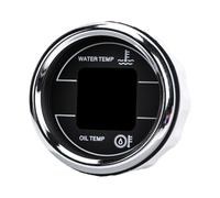SUNGOOYUE 52mm Water Oil Temp Gauge, 4 Pin Plug Terminal, 40-140°C Display
