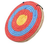 SUNGOOYUE 6cm Thick Straw Archery Target,Professional Straw Bale for Outdoor and Indoor Archery Training, with Nylon Rope, Durable and Eco Friendly