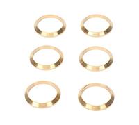 SUNGOOYUE 6Pcs Copper Decorative Rings for in 14 Nixie Tube Clock, with Premium Copper Material, Outer Diameter 23mm Inner Diameter 18.5mm Thickness 3mm