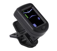 SUNGOOYUE Accurate Chromatic Tuner, 360° Rotatable, Color LED Screen for Guitar Bass Violin Ukulele, Multi-Instrument Compatibility, Auto Power Management