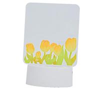 SUNGOOYUE Acrylic Light Up Memo Board, Portable Desktop Message Board with Writing Pen for Home Office Dorm Study