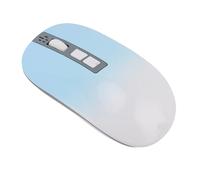 SUNGOOYUE AI Mouse, Smart Voice Mouse with Voice Input Real Time Transcription Translation Summarization ChatGPT Support AI Writing Drawing, Rechargeab, for PC Laptop MacOS (Lake Blue)