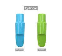 SUNGOOYUE Alto Saxophone Mouthpiece, Plastic Compact Alto Sax Mouthpiece Flute Top Cover with Beautiful Sound Jazz Music Instrument Accessories, Durable Quality, Lightweight and Handy, (Green)