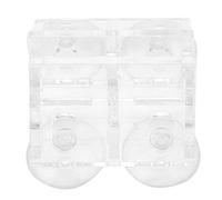 SUNGOOYUE Aquarium Isolation Board Clip Acrylic Fish Tank Divider Holder Small 5 X 5 X 2. Cm for Partition Board Support Filter Separation and Breeder Tank Use (Small 15cm)