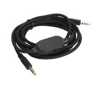 SUNGOOYUE Auriculular Cable for Loss Without Loss of 1.6 M with a Microphone for Play Headphones, Robust Headphone Cable for Replacing the Construction