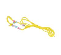 SUNGOOYUE Bearded Dragon Harness Adjustable Reptile Leash Polyester Rope Green Traction Harness 3 Point Fit for Lizard Small Animals Amphibians Walking Handling Training (Yellow)