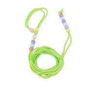 SUNGOOYUE Bearded Dragon Harness Adjustable Reptile Leash Polyester Rope Green Traction Harness 3 Point Fit for Lizard Small Animals Amphibians Walking Handling Training (Green)