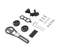 SUNGOOYUE Bike Computer Mount, Maximized Space Saving Dual Function Universal Compatibility Vibration Proof Stability High Strength Lightweight Design Fully Adjustable Viewing Angle Mount