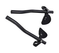SUNGOOYUE Bike Rest Handlebar, Aluminum Alloy Long Distance Riding Arm Relaxation Split TT Bars, Scientific Arc Angle for Comfort, with High Density Foam Padding, for Road Bike
