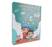 SUNGOOYUE Bilingual Arabic English Sound Book,Educational Learning Interactive Toy for Kids with Audio Read Aloud for Early Childhood Language Development