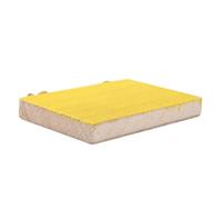SUNGOOYUE Bird Barch Stand Toy Grinding Clean for Parrots Hamsters Squirrel Practice and Game (Yellow long side screws)