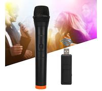 SUNGOOYUE Black ABS -plastic Handheld VHF Wireless Microphone USB Reception Microphone for Singing Reinforcement Equipment