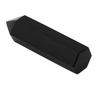 SUNGOOYUE Black Obsidian Crystal Stone Hexagonal Wand Pendant Natural Obsidian 6 X 1.5cm Hand Polished for Chakra Reiki Energy Work Meditation Jewelry Making Spiritual Practice