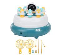 SUNGOOYUE Bounce and Catch Toy, 360 Degree Rotating Turntable Tabletop Board Game with Music for Daily Play and Early Education (Green)